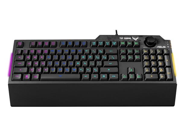 ASUS TUF K1 (RA04) Gaming Tastatur USB, RGB, MX Blue 