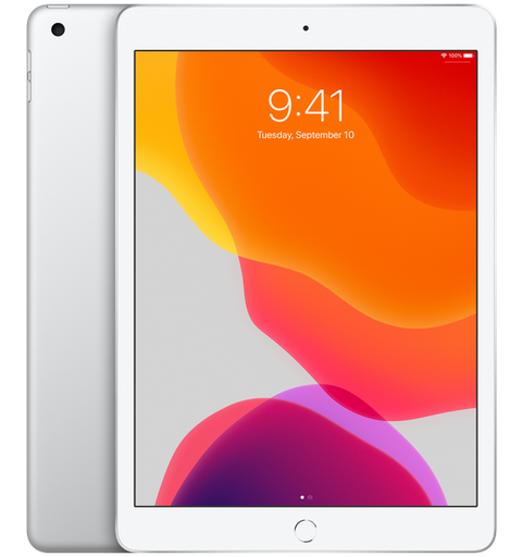 Apple iPad 10.2 32GB, Silver Gen 7, 10,2", WiFI,Veldig pent brukt (A)