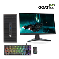 GOAT Gaming PC Starter Pack 2 24", GTX1650,i5-6500,8GB,240GB SSD,Win10
