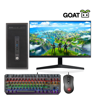 GOAT Gaming PC Starter Pack 2 24&quot;, GTX1650,i5-6500,8GB,240GB SSD,Win10