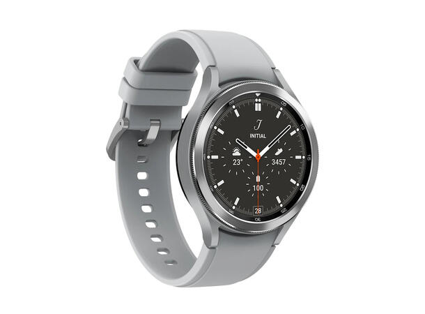 Samsung Galaxy Watch 4 Classic 46mm, GPS, Sølv, Bluetooth, Wifi, (A)
