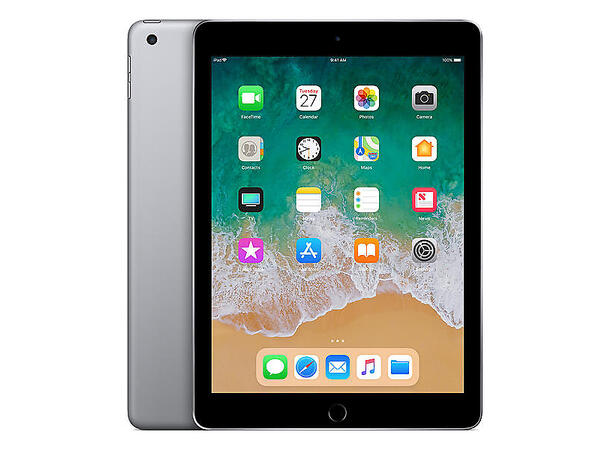 Apple iPad 9.7 32GB, Space Gray Gen 6, 9,7",WiFi, Nesten ikke brukt (A+)