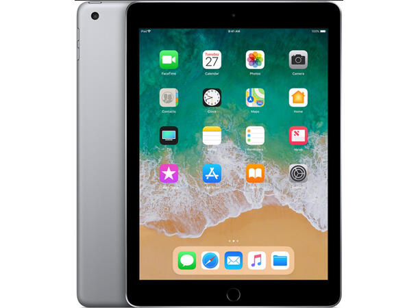 Apple iPad 9.7, 32GB, Space grey Gen 6, 9,7", Wifi, Veldig pent brukt (A)