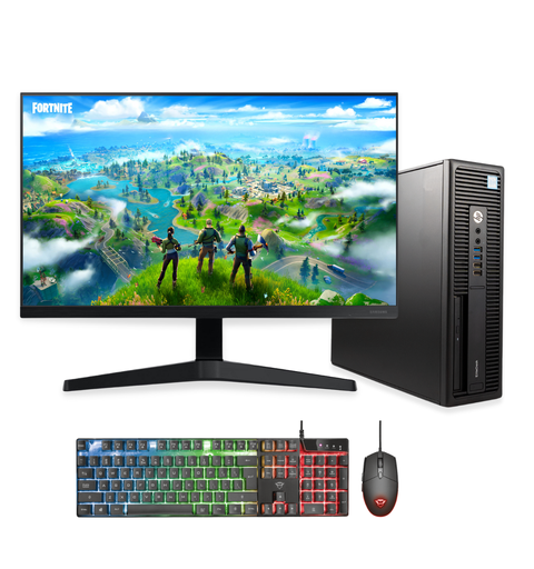 GOAT Gaming PC Starter Pack 2 27", RX 6400,i5-6500,16GB,960GB SSD,Win
