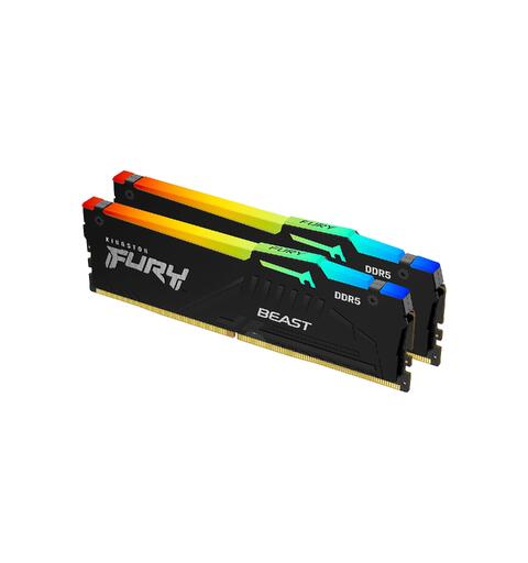 Kingston FURY Beast RGB DDR5 5600MHz 32G 2x16GB, CL 36, AMD EXPO