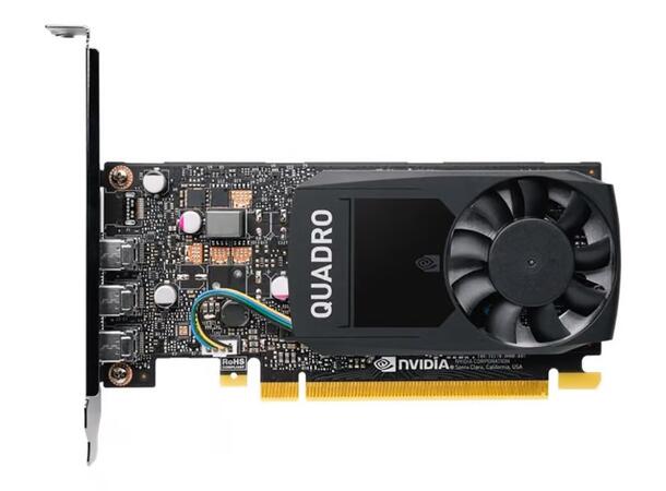 NVIDIA Quadro P400 Skjermkort Refurbished/Brukt, 2GB GDDR5, 3x mDP 