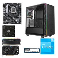 PC i deler - Core i3 / RTX 3050 RTX 3050,Core i3-12100, 16GB, 500GB NVMe