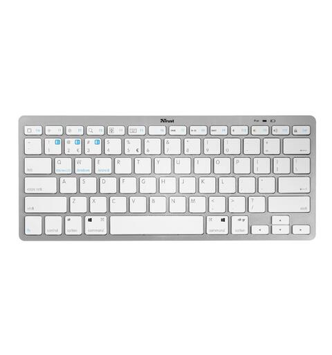 Trust Nado bluetooth tastatur bluetooth 4.0, 10m rekkevidde, low profi