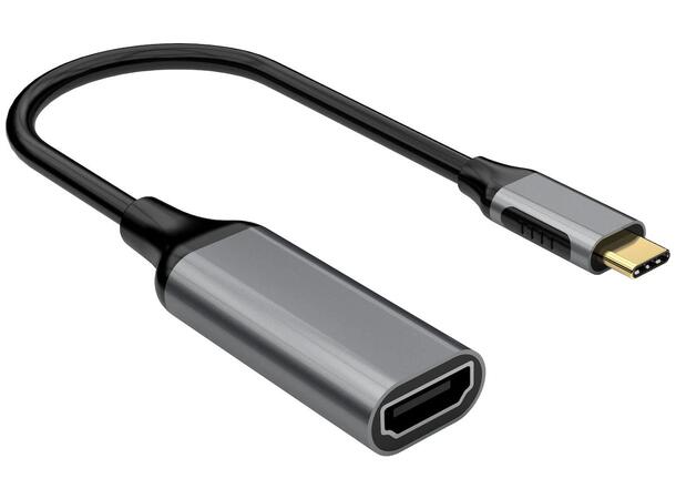 iiglo USB-C til HDMI adapter Space grey aluminium,4k-60hz 