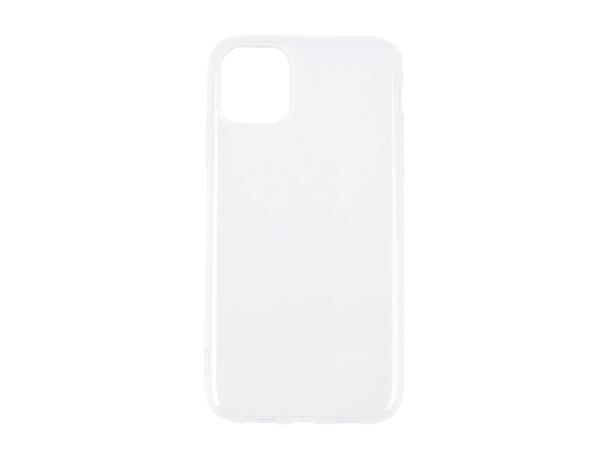 iiglo iPhone 11 Silikondeksel Ultratynt deksel i silikon,gjennomsiktig