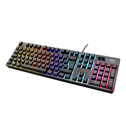 DELTACO GAMING DK310 Tastatur 100%, RGB, Sort