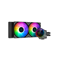 DeepCool CASTLE 240EX A-RGB CPU Kjøler 2x120mm, RGB, Intel LGA & AMD