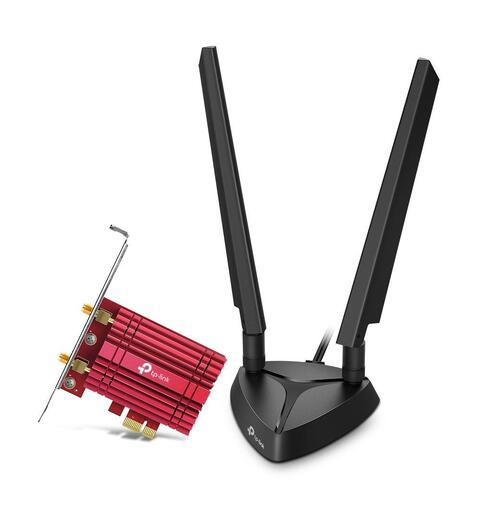 TP-Link Archer TXE75E Nettverkskort PCIe,  WiFi 6E, Bluetooth 5.2, AXE5400