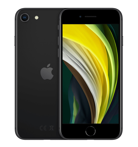iPhone SE (2.gen) 64GB Svart Mobil, 4.7", 4G, Grade A