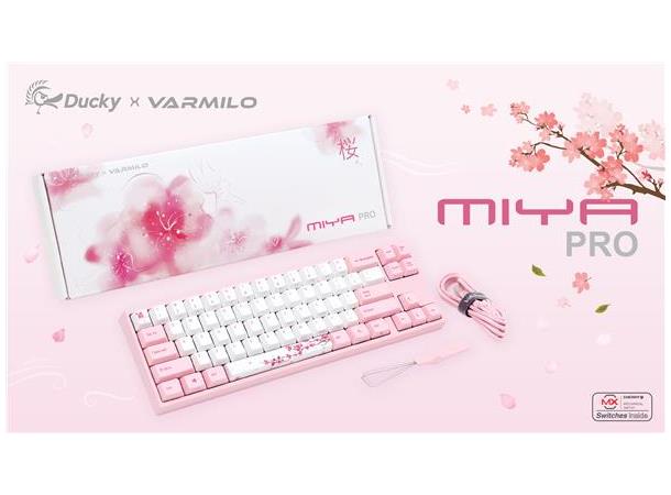 Ducky x Varmilo MIYA Gaming Tastatur Kablet, 65%, Mekanisk, Nordisk