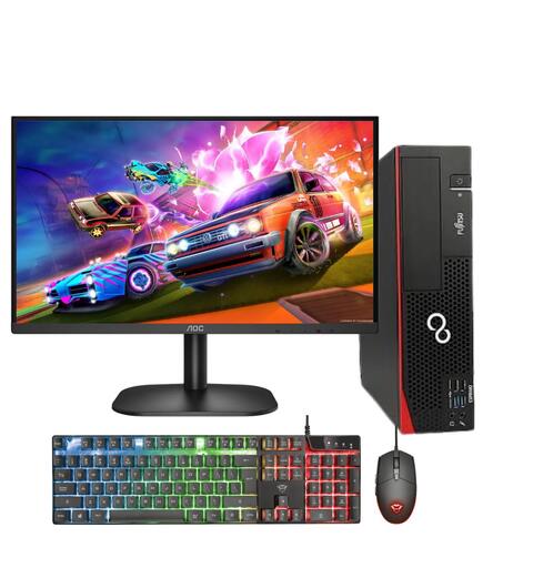 GOAT Gaming PC Starter Pack Entry 24",RTX 3050,i5-7400,16GB,256GB SSD