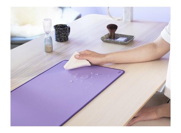 Logitech Studio Series Skrivebordsmatte 70x30 cm, Lavender, sydde kanter 