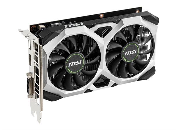 MSI GeForce GTX 1650 VENTUS XS 4G OC Skjermkort, PCI-express 3.0, 4GB GDDR5
