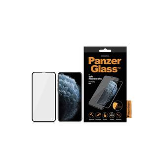 PanzerGlass iPhone 11 Pro / X / XS Sort ramme, heldekkende, skjermbeskytter