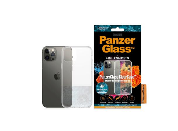 PanzerGlass iPhone 12 /12 Pro Deksel Gjennomsiktig deksel i herdet glass 
