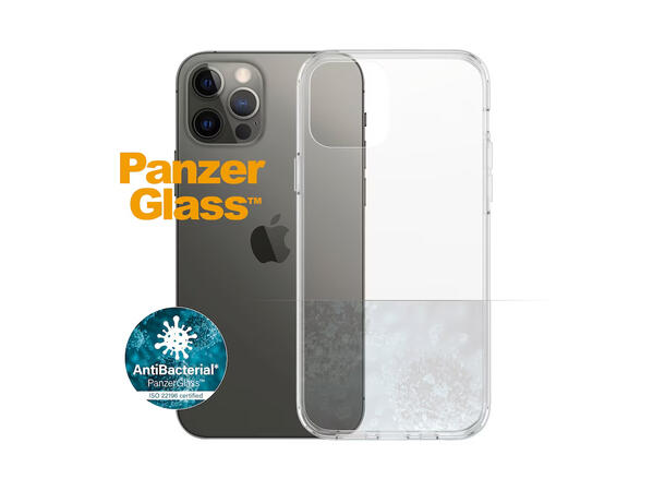 PanzerGlass iPhone 12 /12 Pro Deksel Gjennomsiktig deksel i herdet glass 