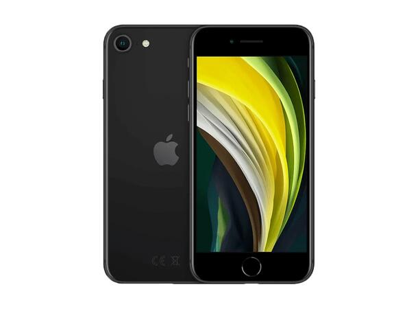 Apple iPhone SE 2. Gen 2020 64GB, Sort Mobil, 4.7", 4G, Nesten ikke brukt  (A+)
