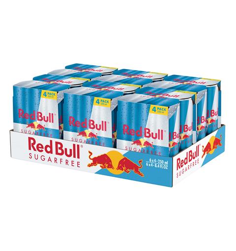 Red Bull Sukkerfri 24x 250ml 24 pk uten sukker energidrikk