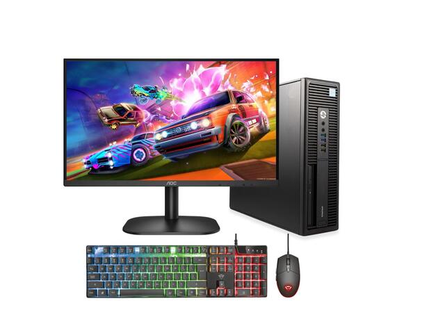 GOAT Gaming PC Starter Pack Entry 24",RX 6400,i5-6500,16GB,480GB SSD,Win