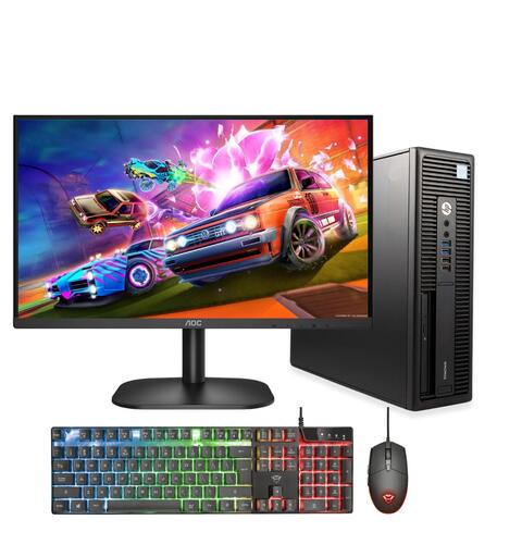GOAT Gaming PC Starter Pack Entry 24",RX 6400,i5-6500,16GB,480GB SSD,Win