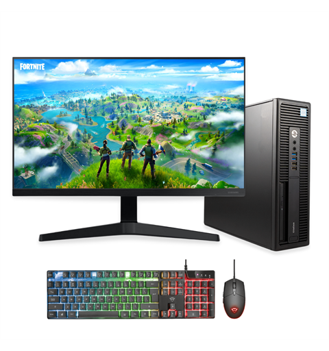 GOAT Gaming PC Starter Pack OP i7 24&quot;, GTX1650,i7-6700,8GB,480GB SSD,Win