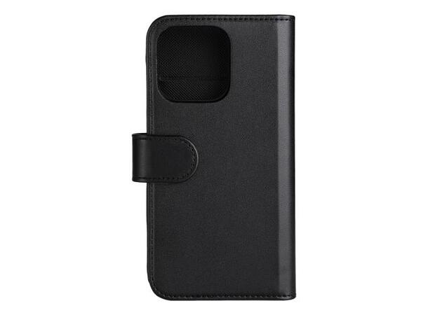 Lommebokdeksel til iPhone 14 Pro magnetisk deksel, svart, PU leather 