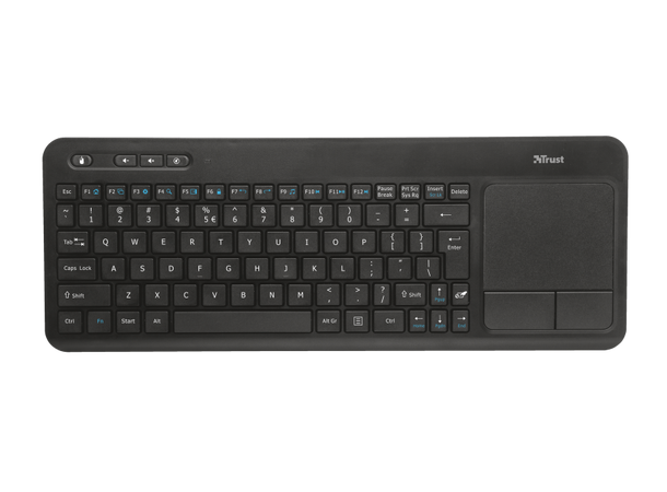 Trust Veza trådløs tastatur med touchpad USB, trådløs, touchpad