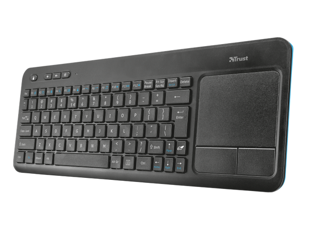 Trust Veza trådløs tastatur med touchpad USB, trådløs, touchpad