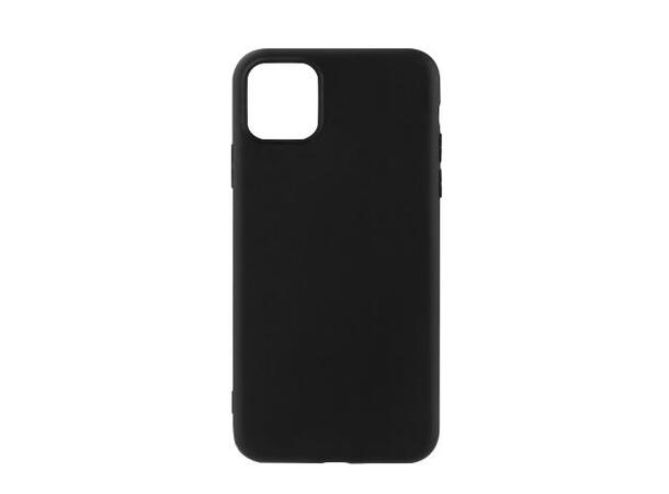 iPhone 11 Pro Max, TPU bakdeksel, svart. Silikondeksel, svart 