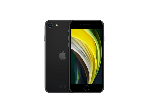 iPhone SE (2.gen) 64GB Svart Mobil, 4,7", 4G, Grade C