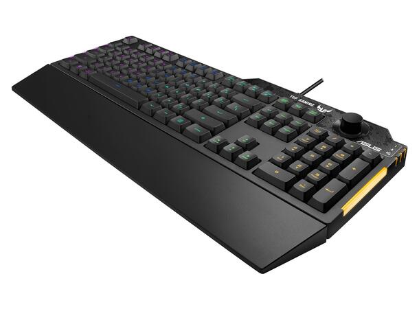 ASUS TUF K1 (RA04) Gaming Tastatur USB, RGB, MX Blue