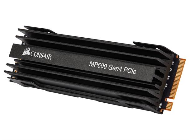 Corsair MP600 PRO PCIe NVMe M.2 SSD 1TB, 7000MB/s les, 5500MB/s skriv, hs