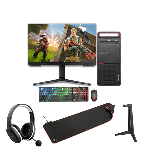 GOAT Gaming PC Ultimate Starter Pack 24", GTX1650,i5-6500,8GB,480GB SSD,Win