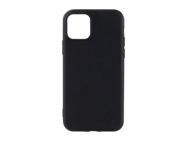 iPhone 11 Pro, TPU bakdeksel, svart Silikondeksel, svart 