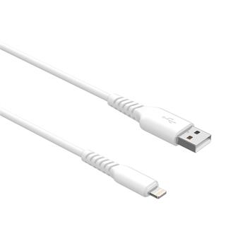 Elivi Lightning til USB-kabel 1 m Hvit