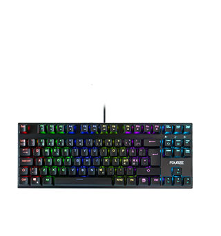 Fourze GK140 TKL Gaming Tastatur RGB USB, Mekanisk,Outemu Red taster, Nordisk