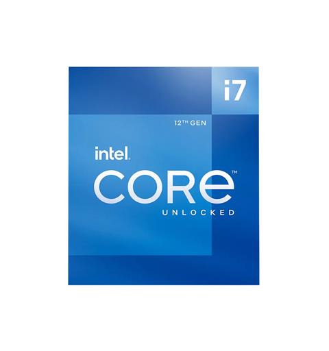 Intel Core i7-12700K CPU uten kjøler LGA1700, 12-Core, 20-Thread, 2.7/3.6GHz