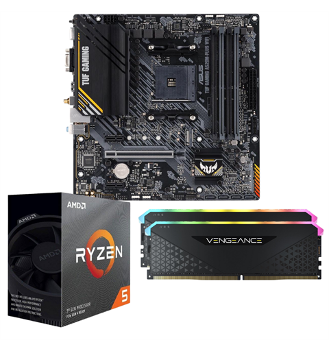 Oppgraderingspakke - Ryzen 4600G Ryzen 5 4600G,16GB DDR4, AMD A520