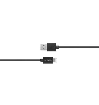 USB-A til Lightning kabel 1 meter Sort Made for iPhone, iPad (MFi)