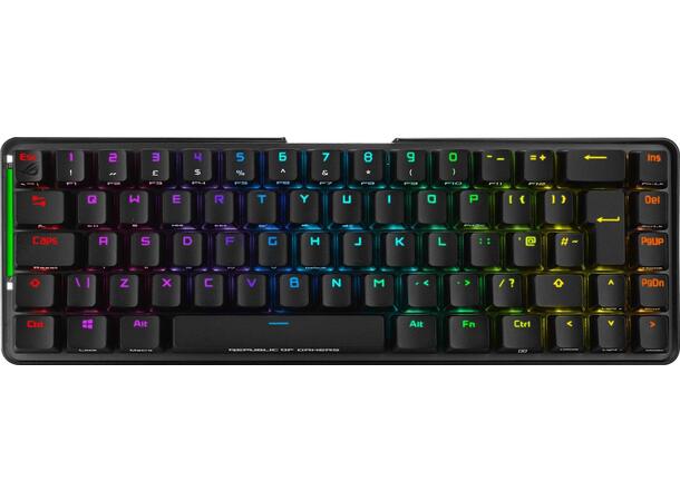ASUS ROG FALCHION Trådløst Tastatur 65%, RGB, MX Red, Gaming 