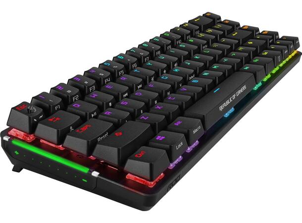 ASUS ROG FALCHION Trådløst Tastatur 65%, RGB, MX Red, Gaming 