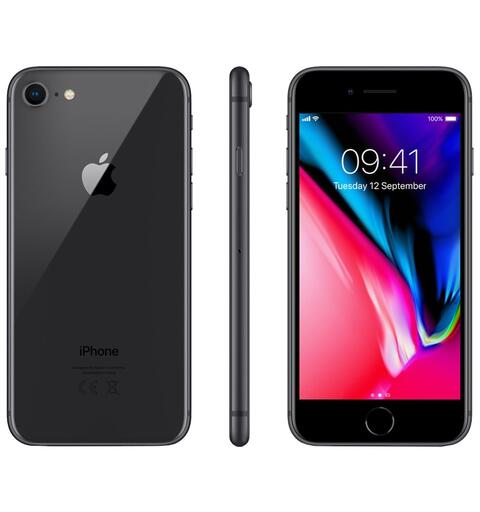 Apple iPhone 8 64GB Space Gray Mobil, 4,7", 4G, Veldig pent brukt (A)
