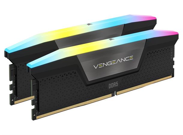 Corsair Vengeance DDR5 32GB 5600MHz 2 x 16GB, CL40, DIMM 288-pin, RGB, sort