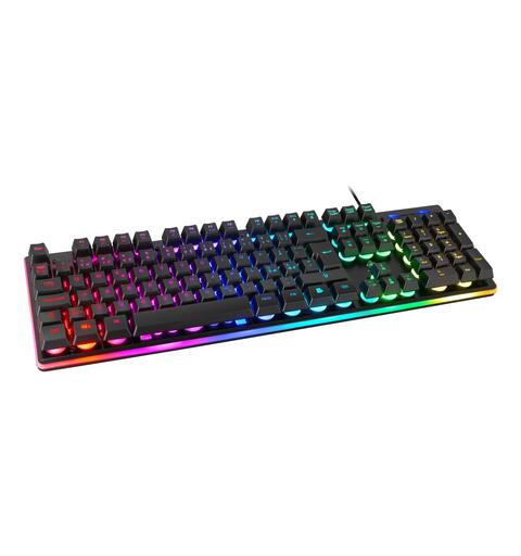 DELTACO GAMING RGB Tastatur DK220 Full size, USB, RGB, Sort