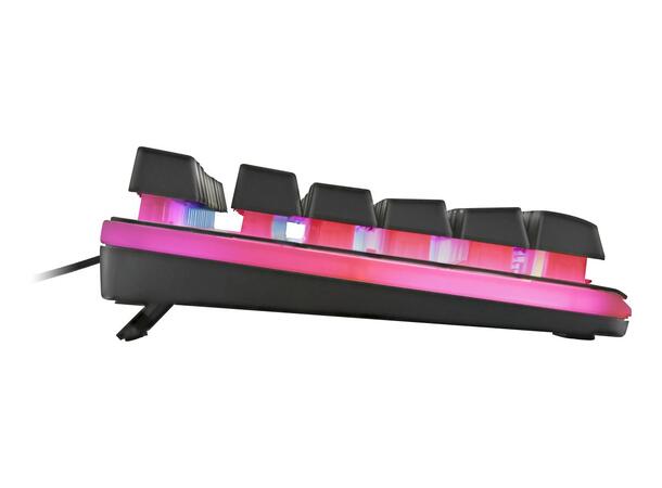 DELTACO GAMING RGB Tastatur DK220 Full size, USB, RGB, Sort